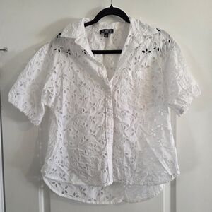 J. Crew Spring Garden Top in Eyelet